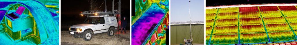 aerial thermography survery using Drone or Mast