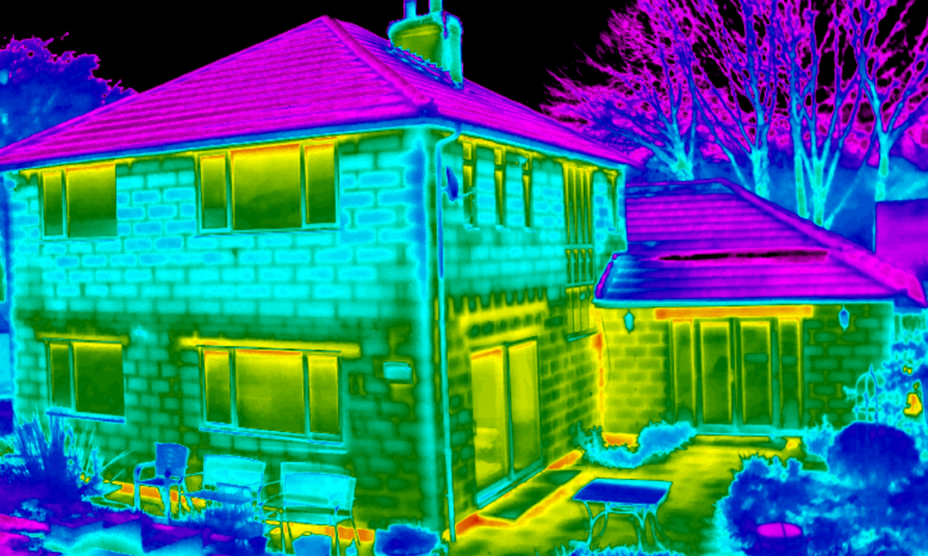 home heat loss survey image