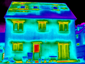 Heat loss survey in East London